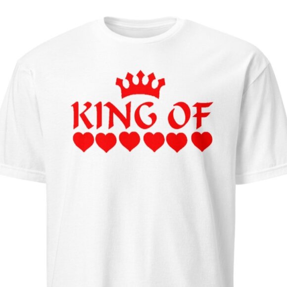 MEN T-SHIRT KING OF HEARTS - Picture 2 of 4
